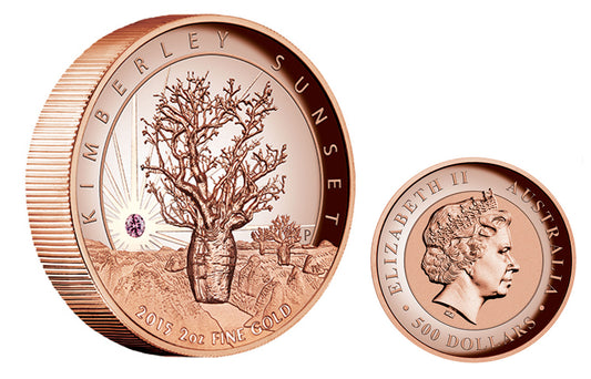 2015 Kimberly Pink Diamond Sunset Coin